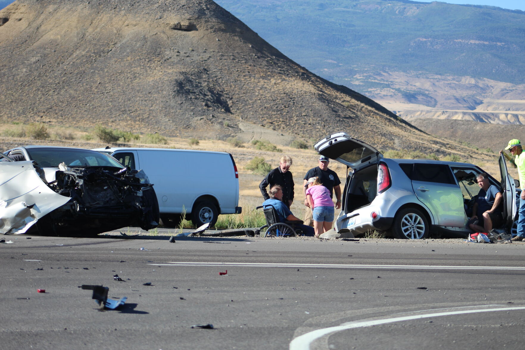 Two vehicle crash Aug 7